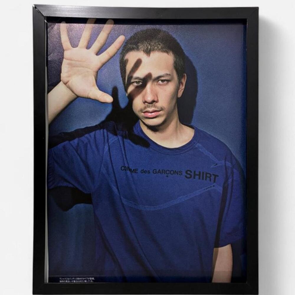 Comme des garçons shirt photo print framed poster 9x11